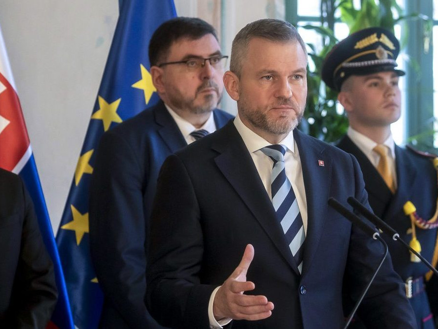 Prezident SR Peter Pellegrini po stretnutí so zástupcami samospráv.