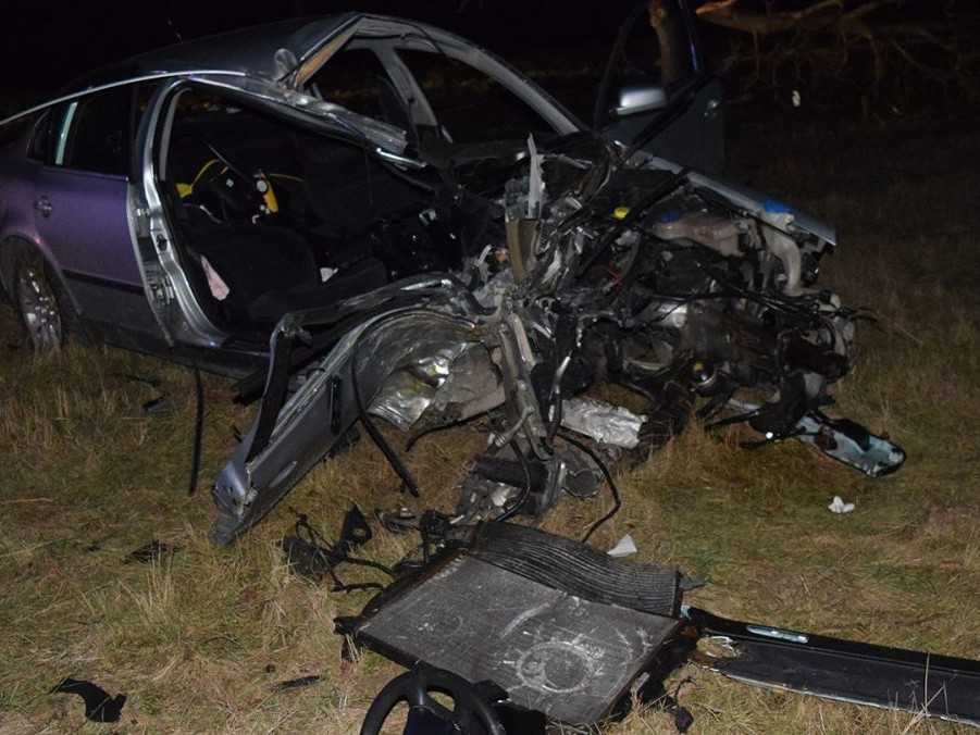 Snímka z miesta nehody.