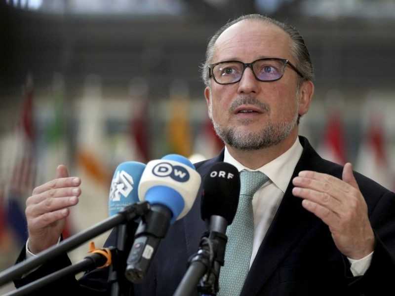 Rakúsky minister zahraničných vecí Alexander Schallenberg.