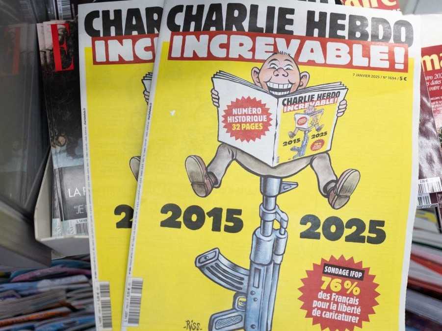 Obálka časopisu Charlie Hebdo.
