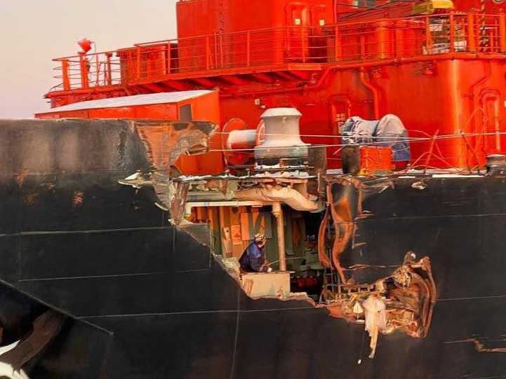 Na snímke miesto nehody.