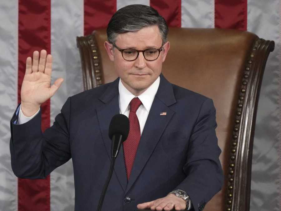 Šéf americkej snemovne reprezentantov Mike Johnson.