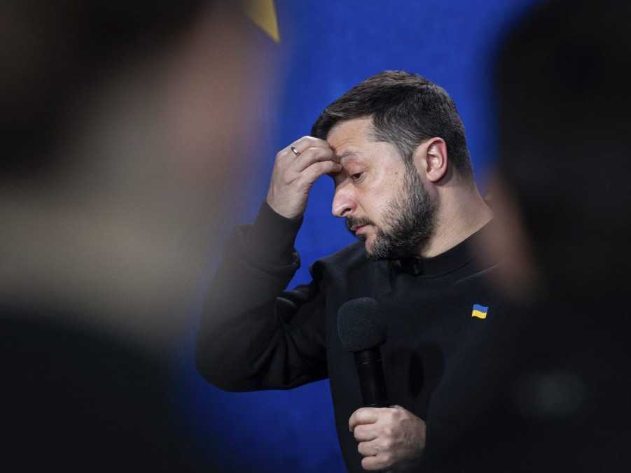 Ukrajinský prezident Volodymyr Zelenskyj.