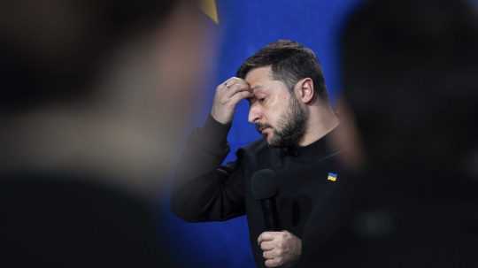 Ukrajinský prezident Volodymyr Zelenskyj.