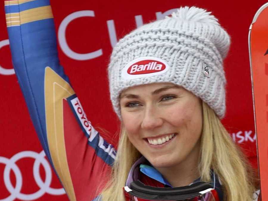 Na archívnej snímke Mikaela Shiffrinová.