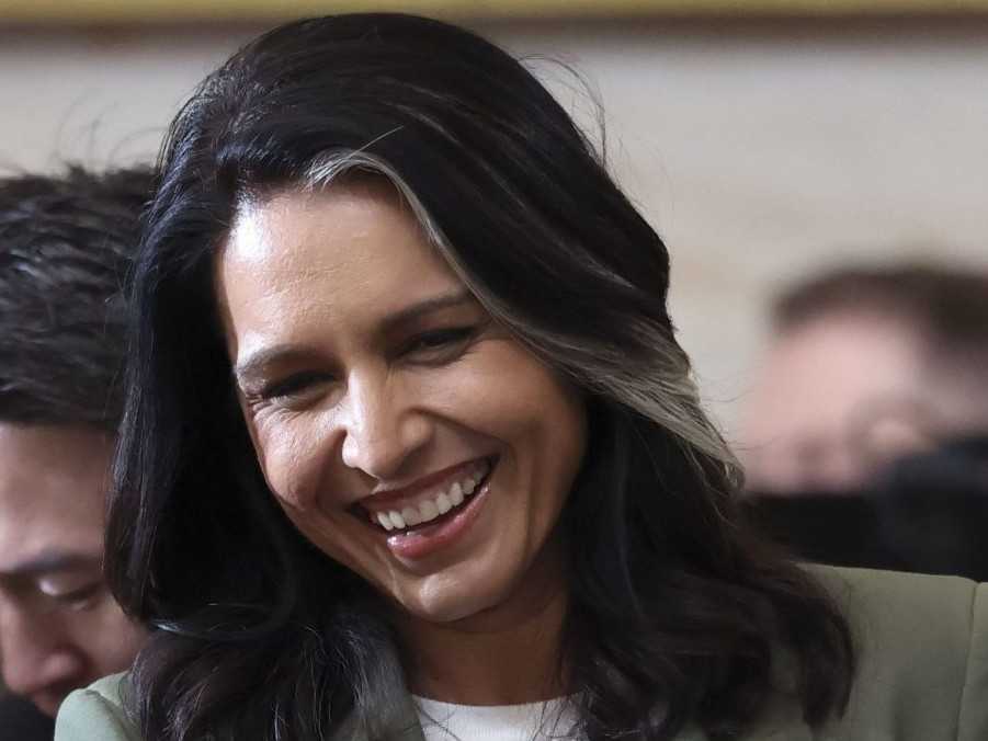 Na archívnej snímke Tulsi Gabbardová.