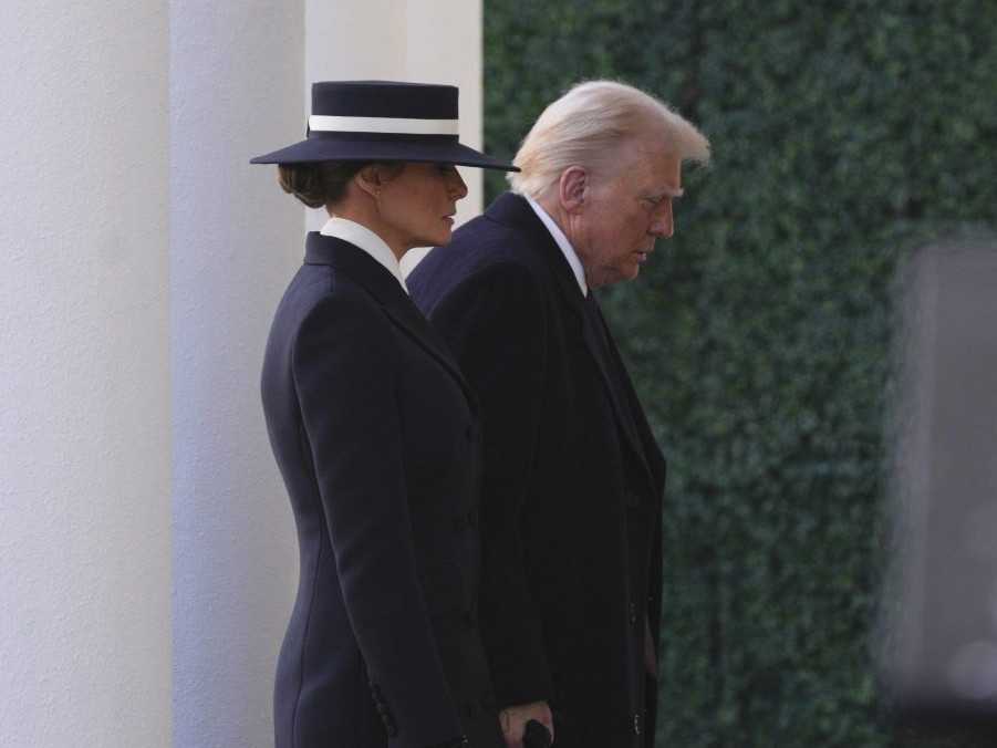 Donald Trump a jeho žena Melania.