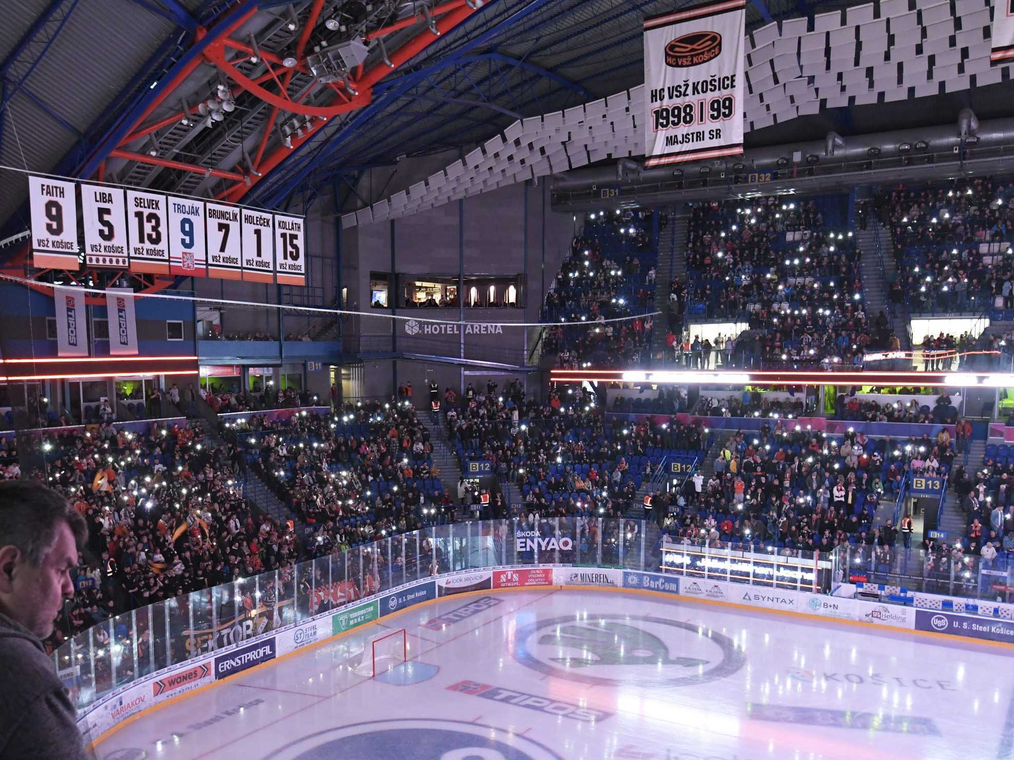 Na snímke košická Steel Aréna.