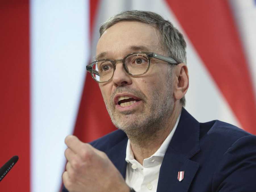 Líder FPÖ Herbert Kickl.