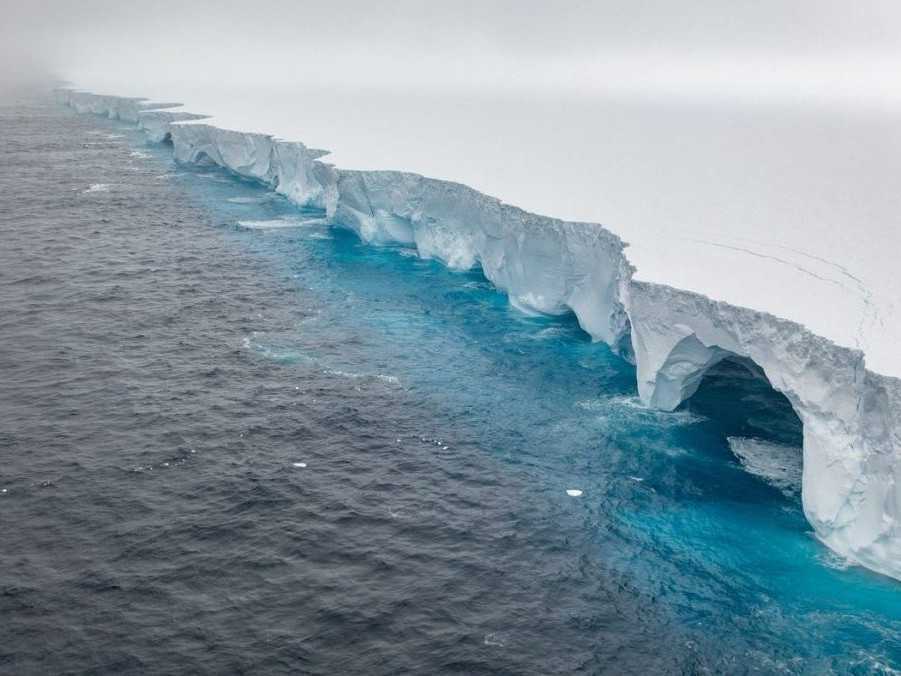 Na snímke ľadovec A23a.