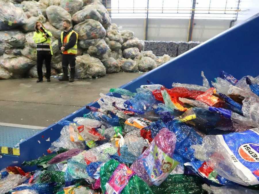 Na snímke nový medzisklad vo Vlkanovej.