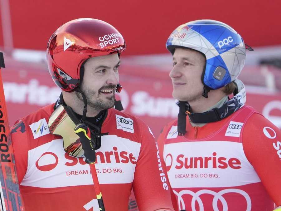 Loic Meillard a Marco Odermatt