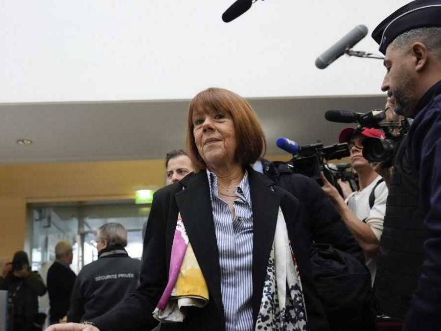 Na snímke Gisele Pelicot, Pelicotova manželka.