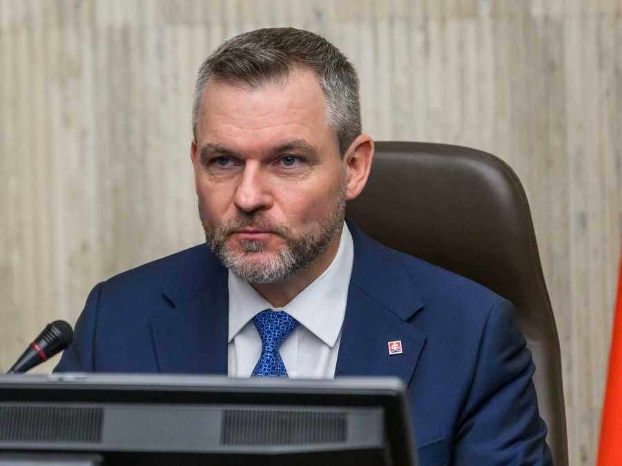 Na snímke prezident Peter Pellegrini počas bezpečnostnej rady.