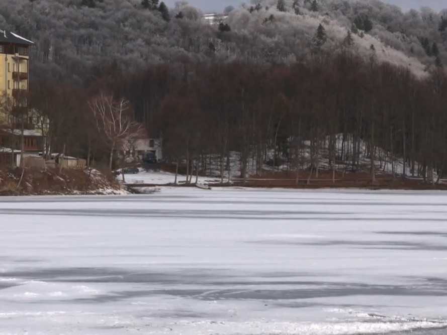 Jazero Počúvadlo v Banskej Štiavnici.