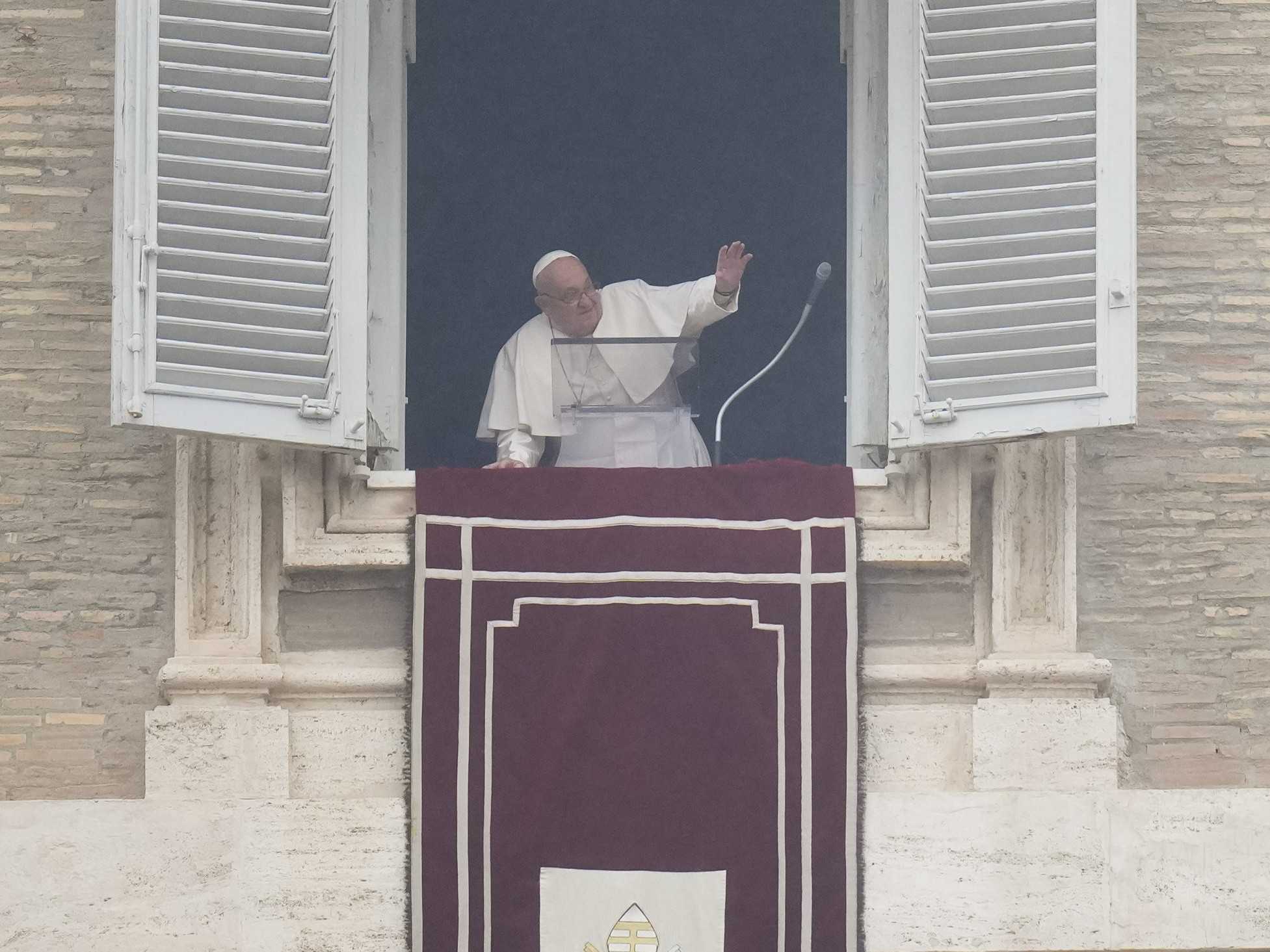 Pápež František sa prihovoril pútnikom na Námestí sv. Petra v Ríme.