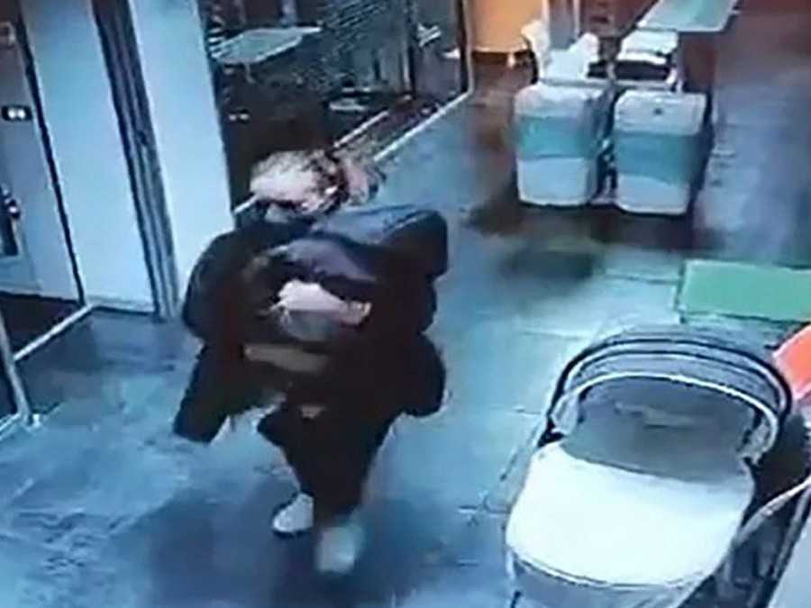 Kamerová snímka z nemocnice.