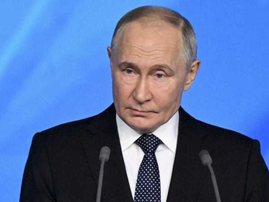 Na snímke ruský prezident Vladimir Putin.