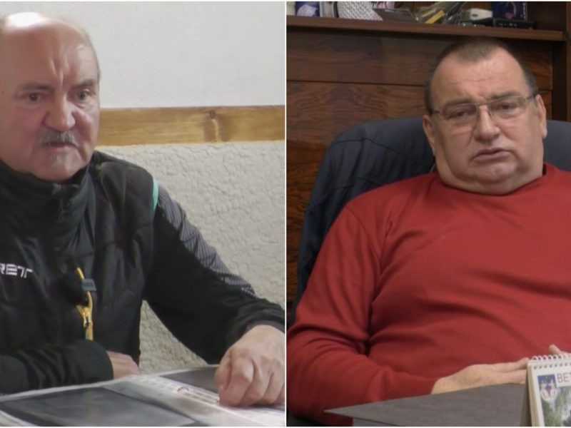 Na snímke zľava Viliam Regitko a Ľubomír Lauf.