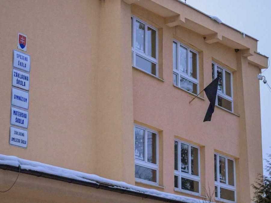 Budova gymnázia v Spišskej Starej Vsi, v ktorej došlo k tragickému útoku.