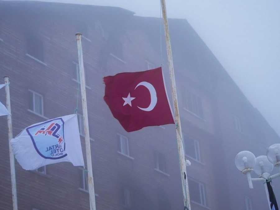 Požiar hotela v Turecku.