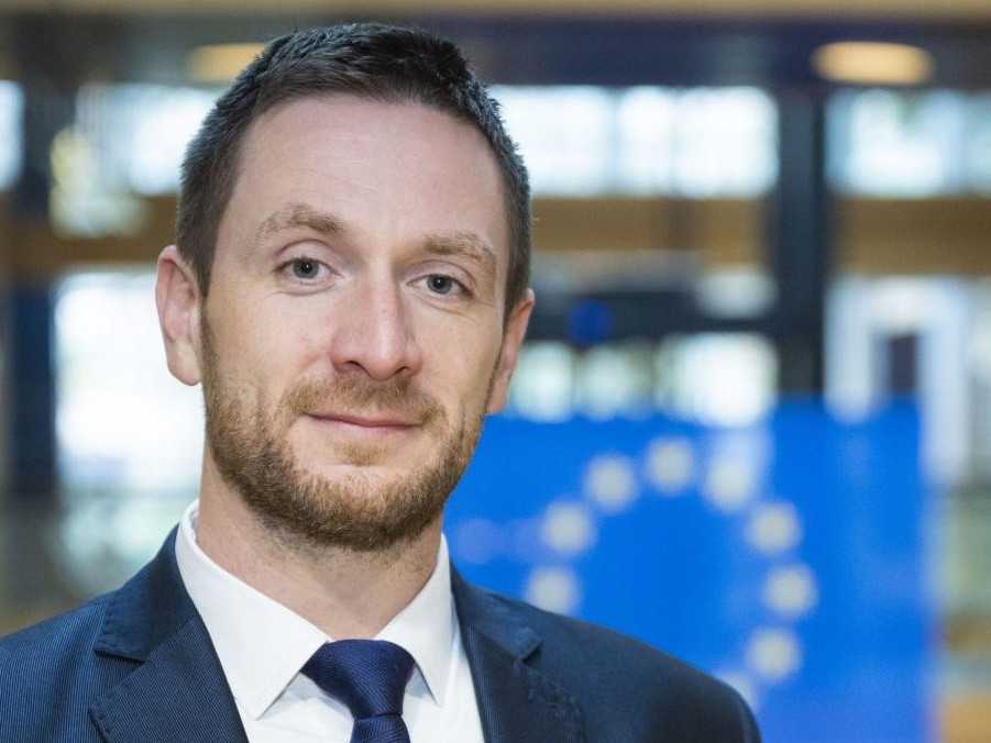 Na snímke europoslanec Milan Uhrík.