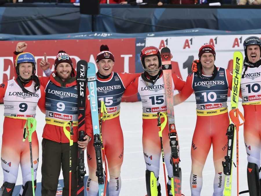 Švajčiari lyžovanie