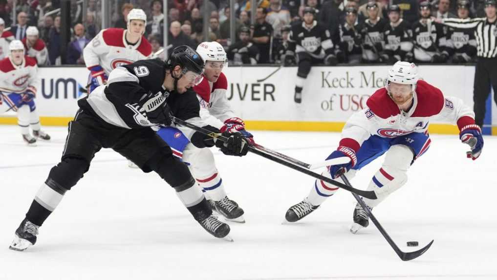 NHL: Montreal prehral na ľade Los Angeles. Slafkovský vyšiel vo štvrtom zápase za sebou bodovo naprázdno