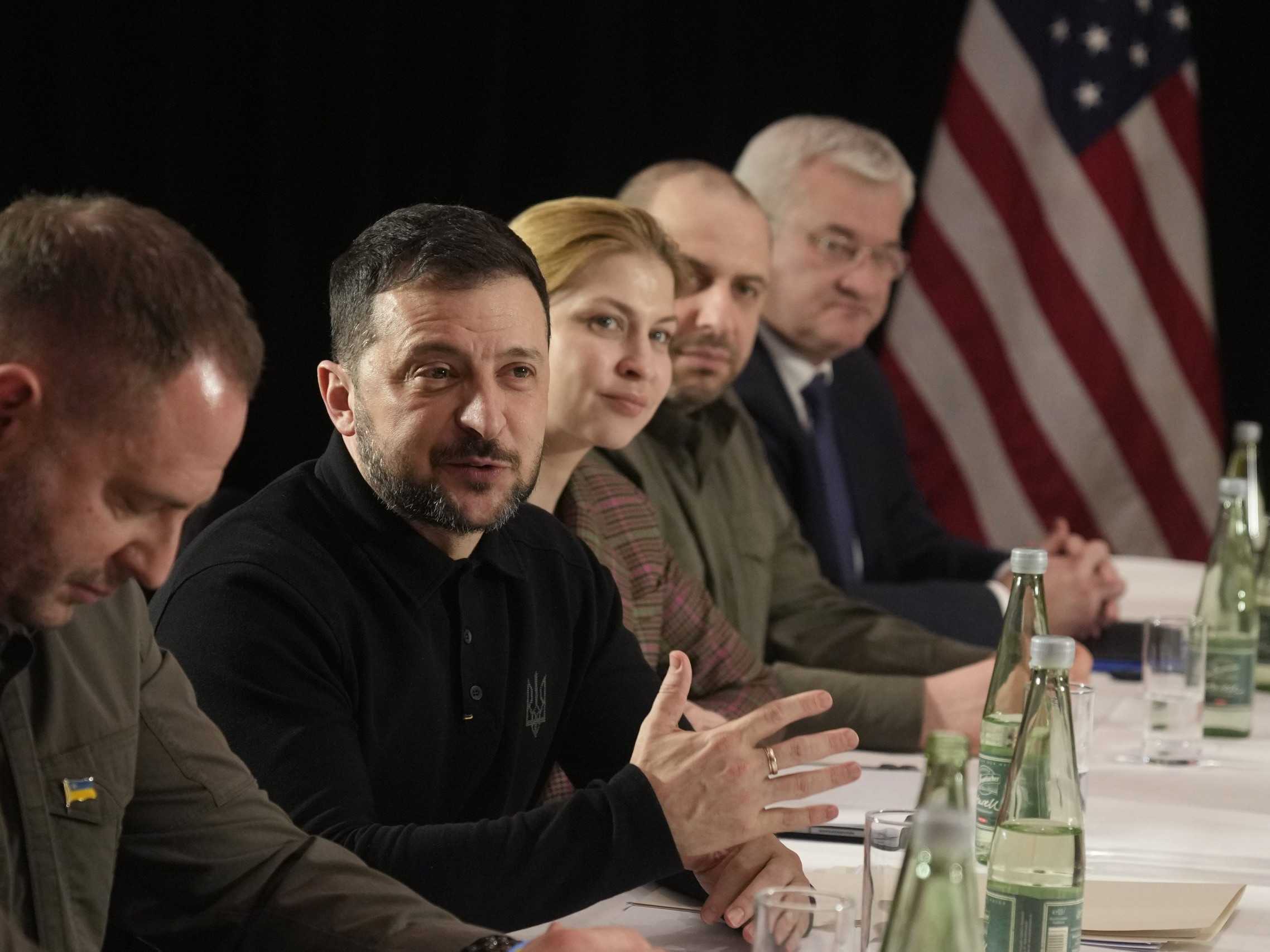 Volodymyr Zelenskyj na Mníchovskej bezpečnostnej konferencii.