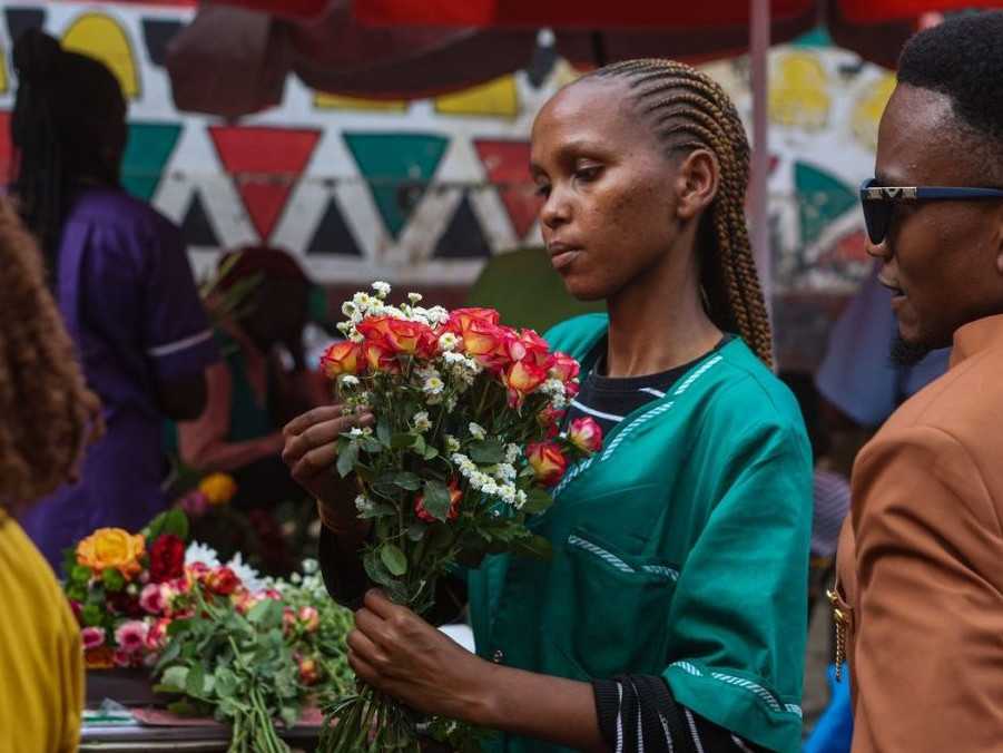 Na ilustračnej snímke Keňanka.