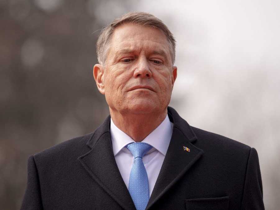 Na snímke Klaus Iohannis.