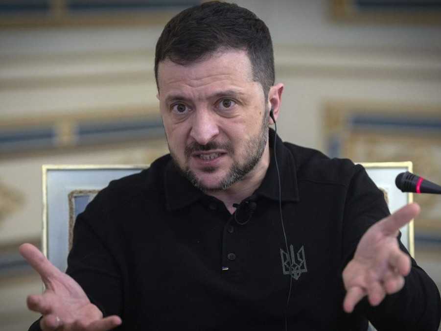 Ukrajinský prezident Volodymyr Zelenskyj.