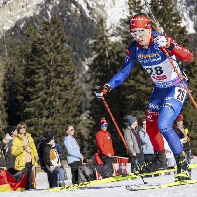 Kapustová pri svojom debute na MS najlepšou Slovenkou vo vytrvalostných pretekoch. Skúsené duo opäť nepodržala streľba