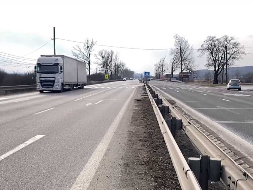 štvorprúdová cesta v Košiciach