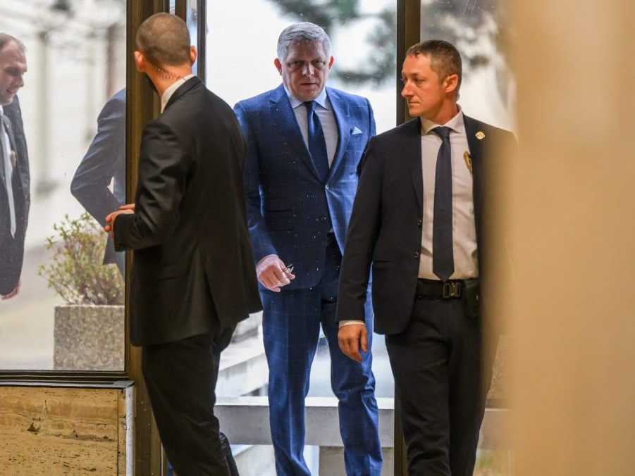 Na snímke Robert Fico.