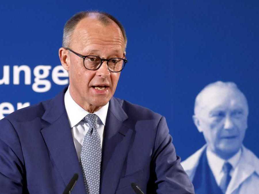 Líder kresťanskodemokratickej únie CDU/CSU Friedrich Merz.