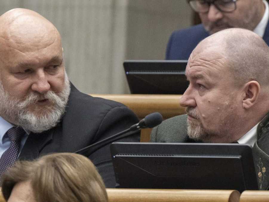 Na snímke Rudolf Huliak a Ivan Ševčík.