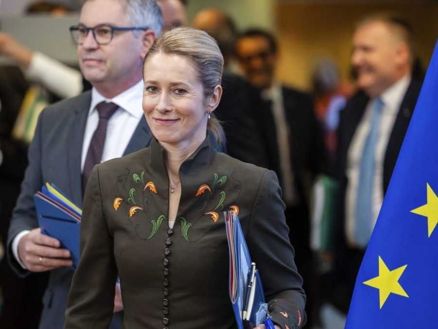 Na snímke šéfka európskej diplomacie Kaja Kallasová.