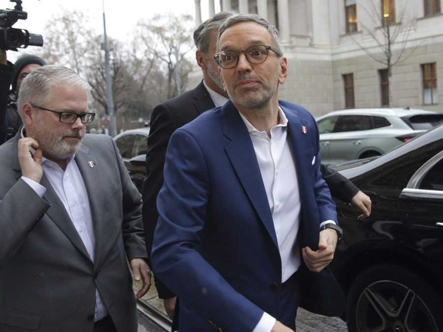 Líder FPÖ Herbert Kickl.