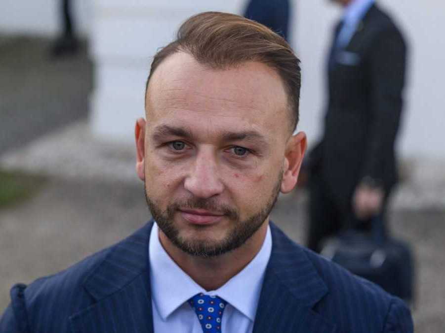 Na snímke minister vnútra SR Matúš Šutaj Eštok z Hlasu-SD.