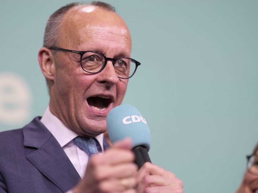 Na snímke Friedrich Merz.
