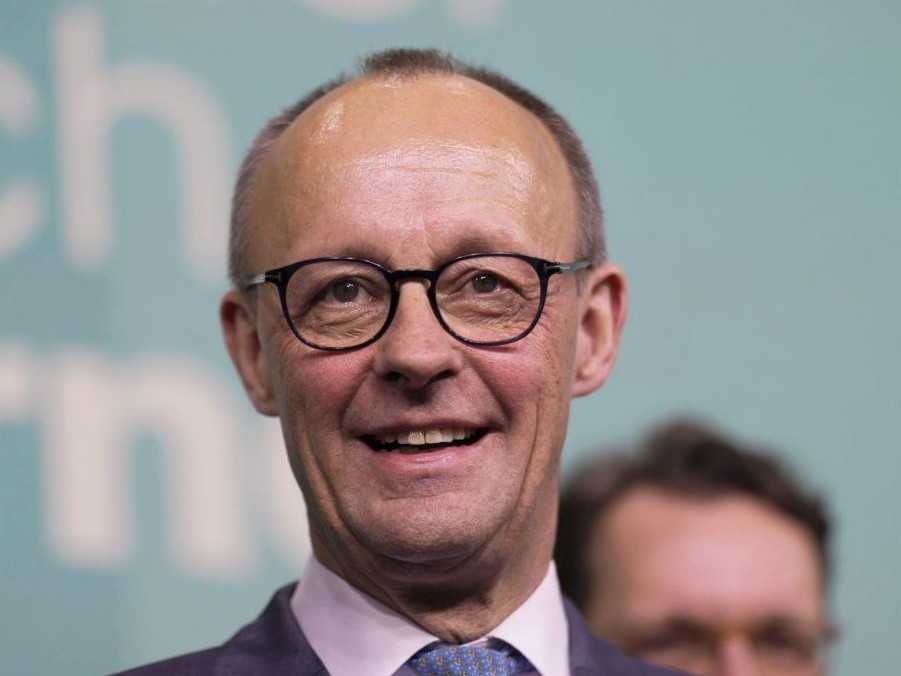 Líder únie CDU/CSU Friedrich Merz.