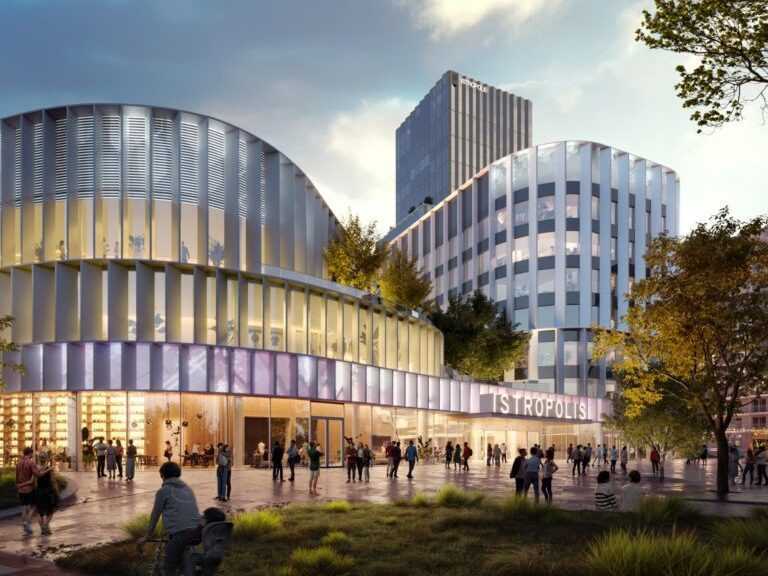 Vizualizácia nového Istropolisu.