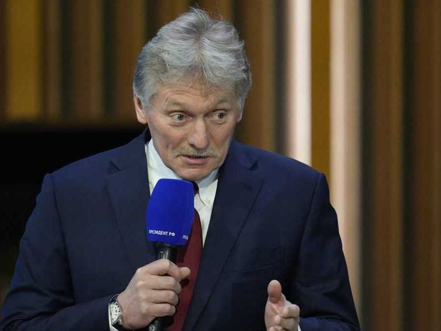 Hovorca Kremľa Dmitrij Peskov.