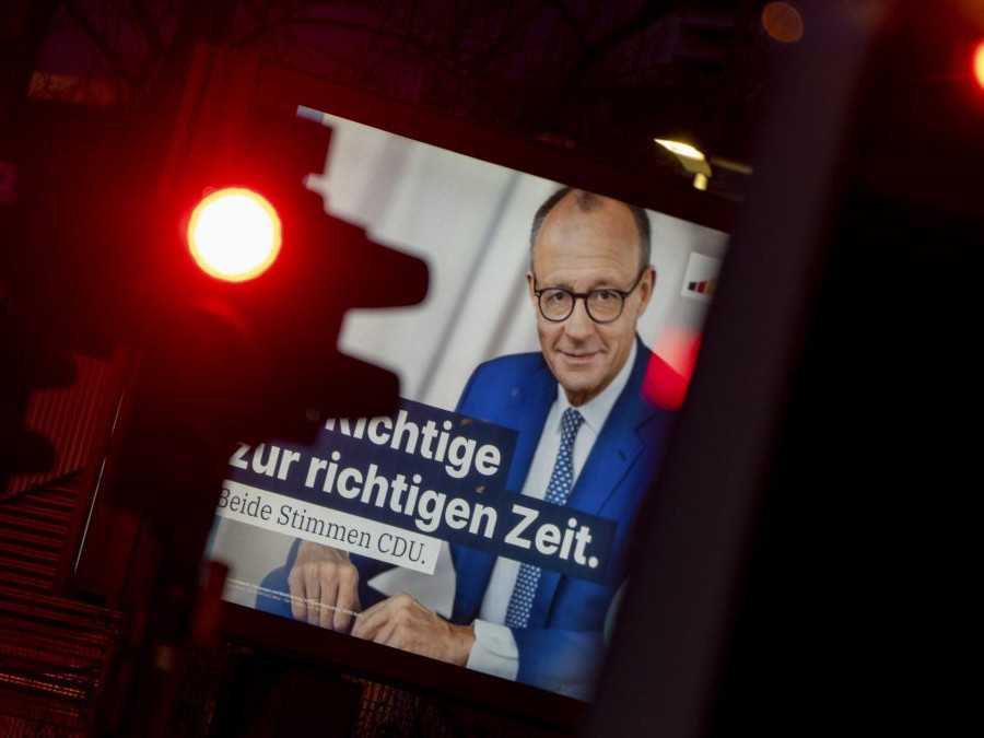 Predvolebný plagát CDU.