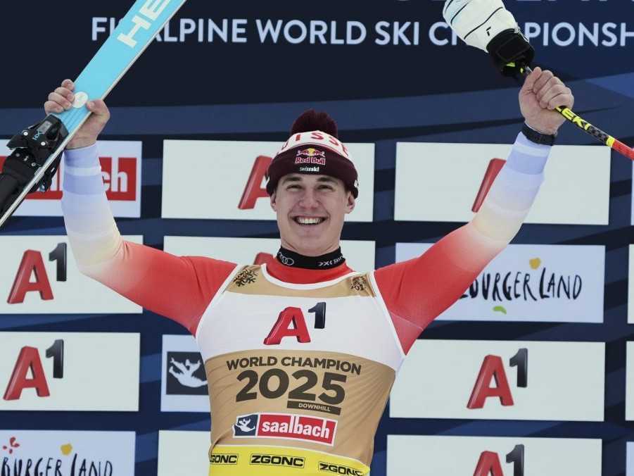 Švajčiarsky lyžiar Franjo von Allmen.