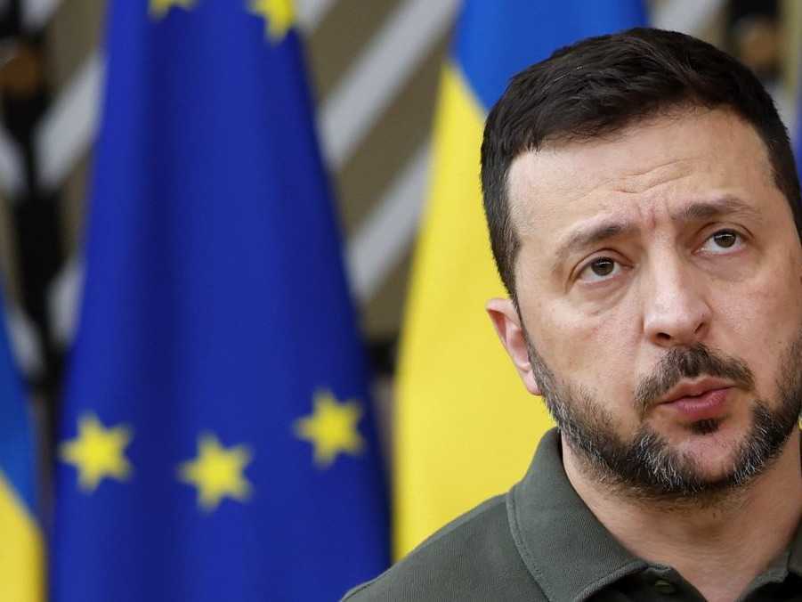 Na snímke Volodymyr Zelenskyj.