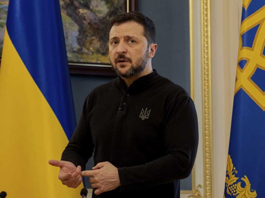 Ukrajinský prezident Volodymyr Zelenskyj.