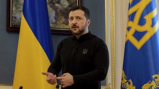 Ukrajinský prezident Volodymyr Zelenskyj.