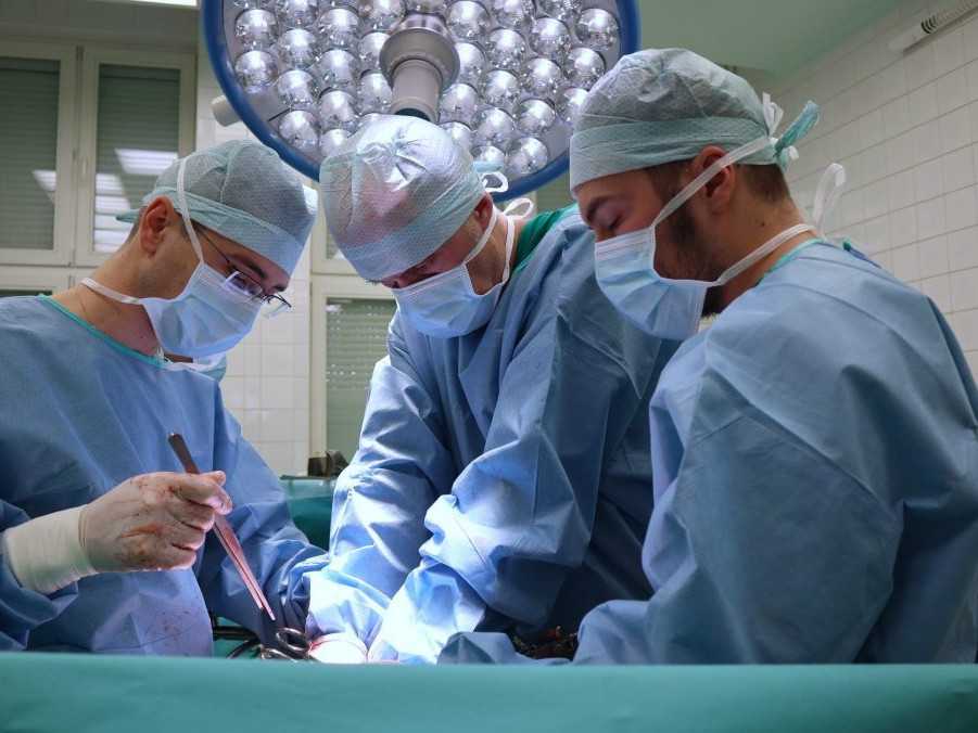 Ilustračná snímka operačného zákroku.